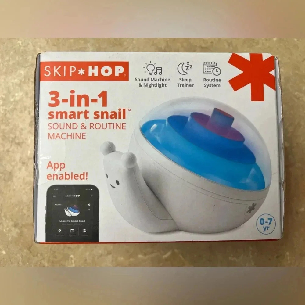 SKIP HOP 3-In-1 Smart Snail Sound & Routine Machine
